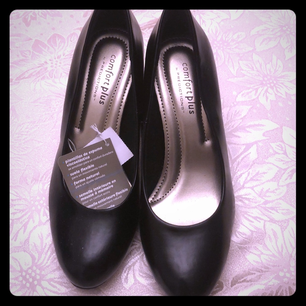 Adult black dress shoes